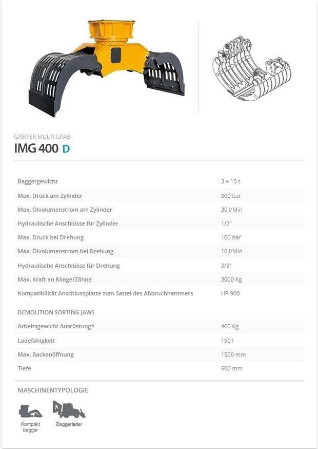 Indeco IMG 400 抓斗