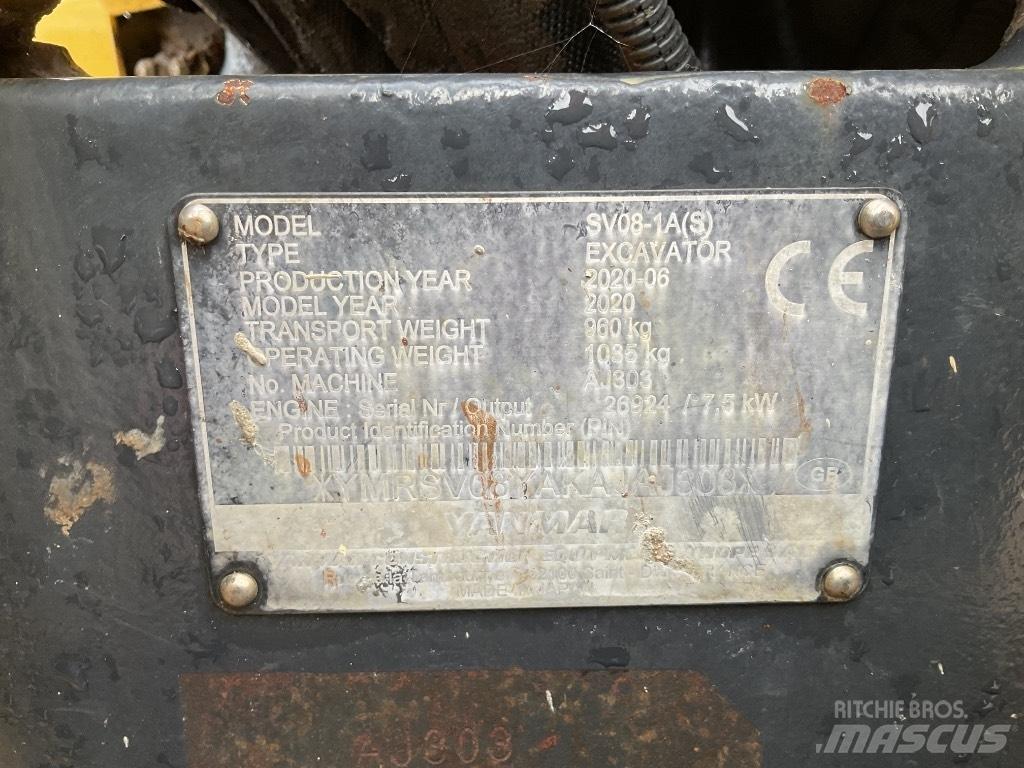 Yanmar SV08 小型挖掘机