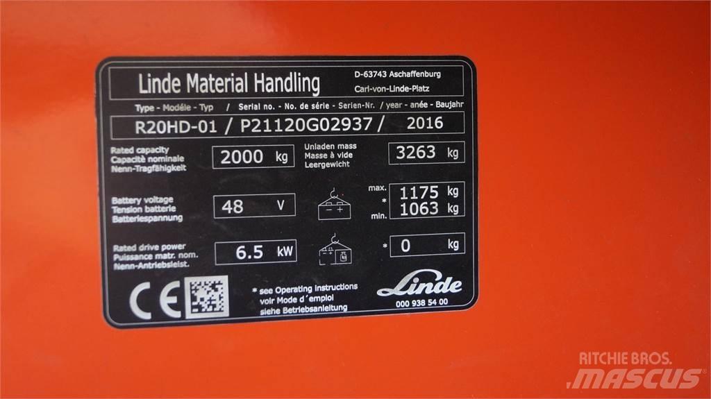 Linde R20HD 前移式叉车