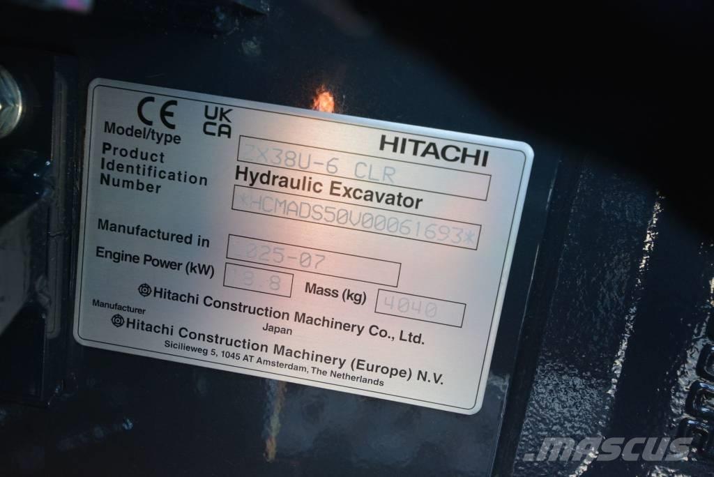 Hitachi ZX 38 U-6 小型挖掘机