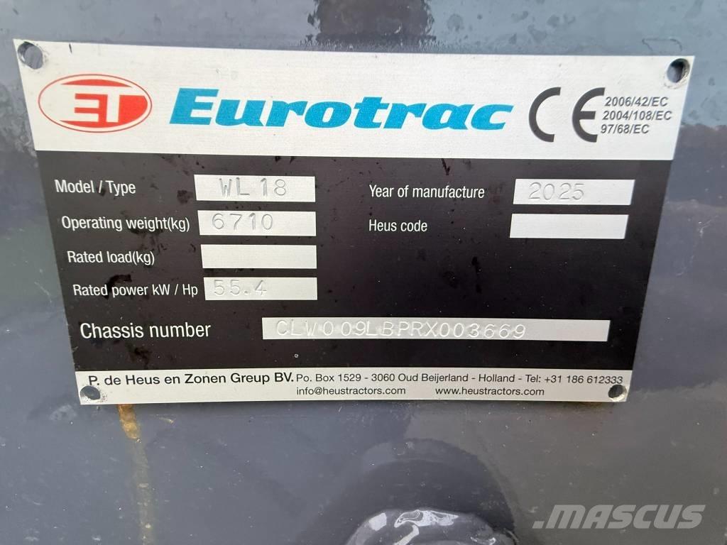 Eurotrac wl 18 多功能装载机