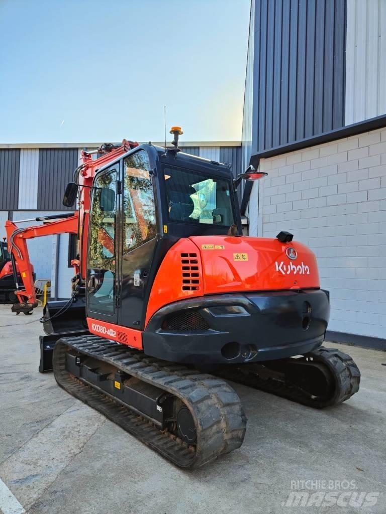Kubota KX080-4a2 中型挖掘机