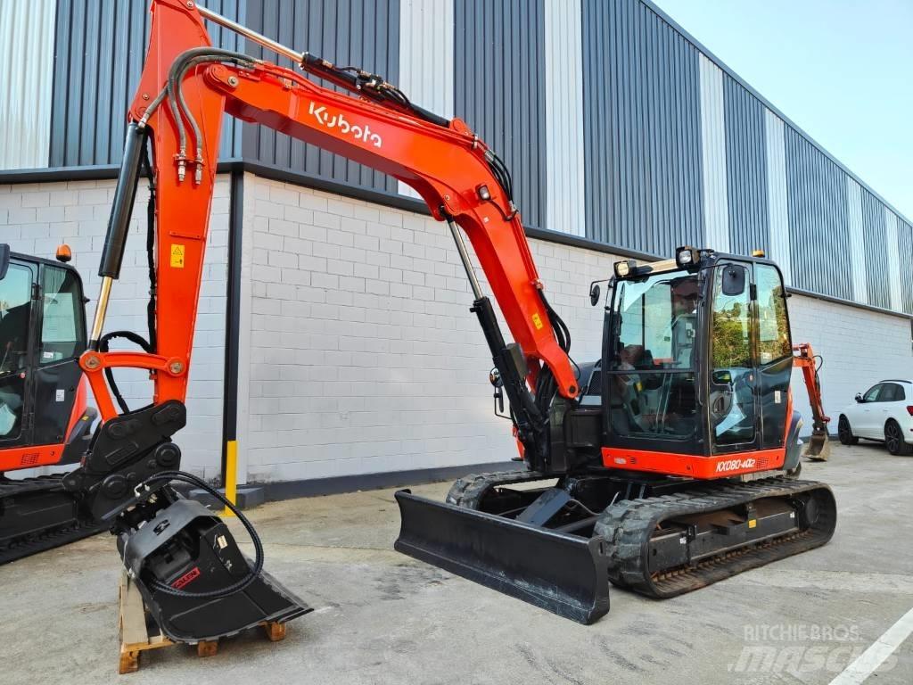 Kubota KX080-4a2 中型挖掘机