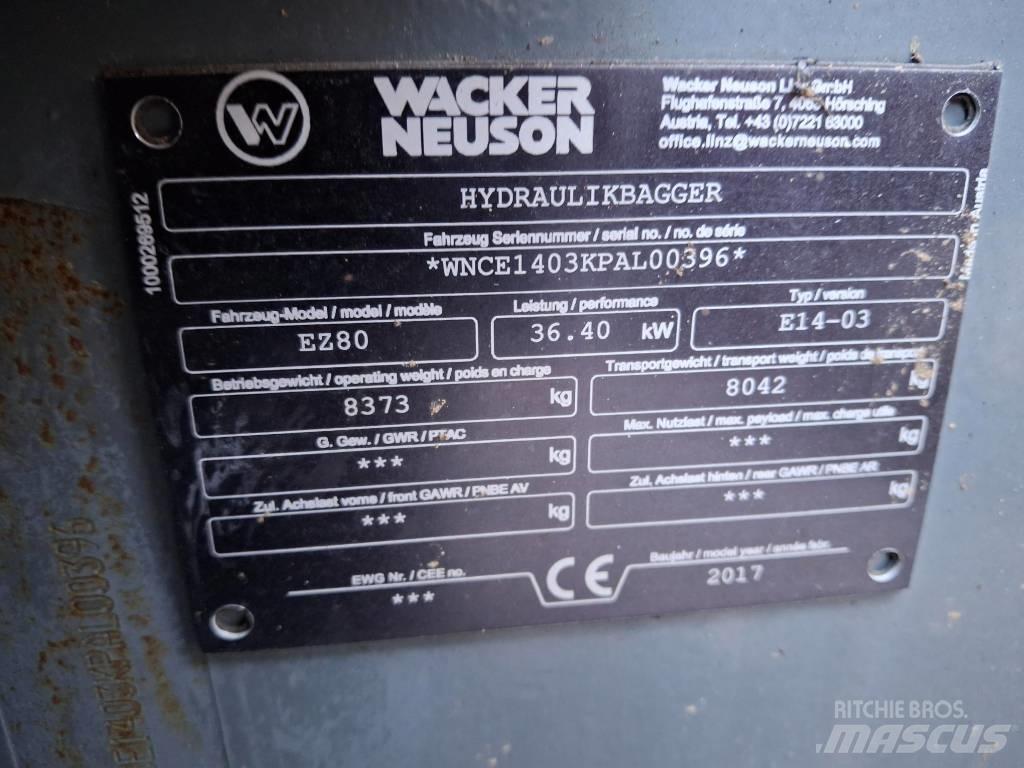 Wacker Neuson EZ 80 中型挖掘机