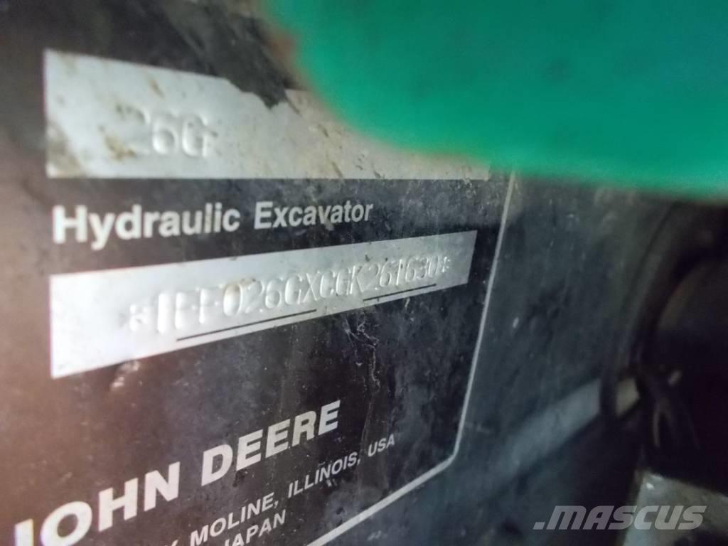 John Deere 26G 小型挖掘机