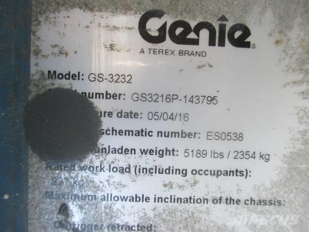 Genie GS 3232 剪叉式升降机