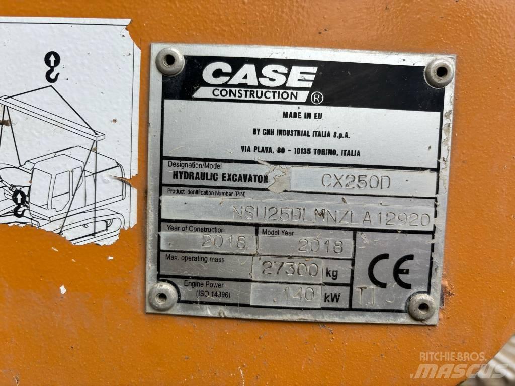 CASE CX 250 D 履带挖掘机