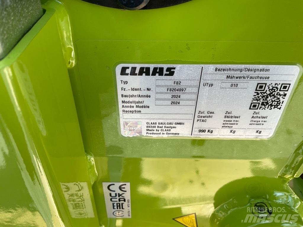 CLAAS Disco 3600 牧场割草机和切顶器
