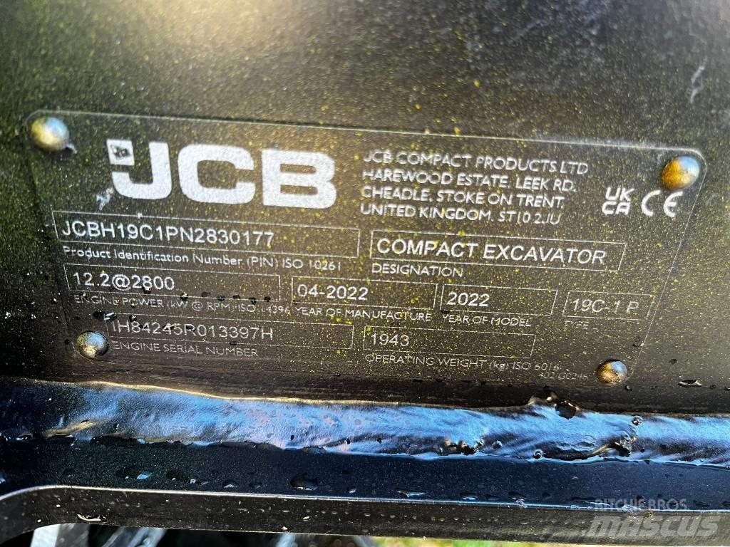 JCB 19 C-1 小型挖掘机