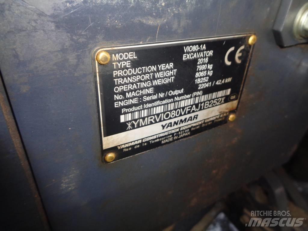 Yanmar Vio 80 履带挖掘机