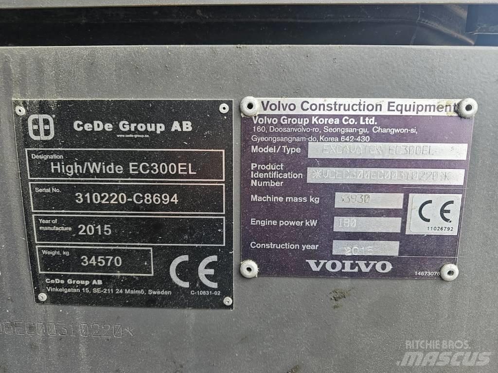 Volvo EC 300 EL 履带挖掘机