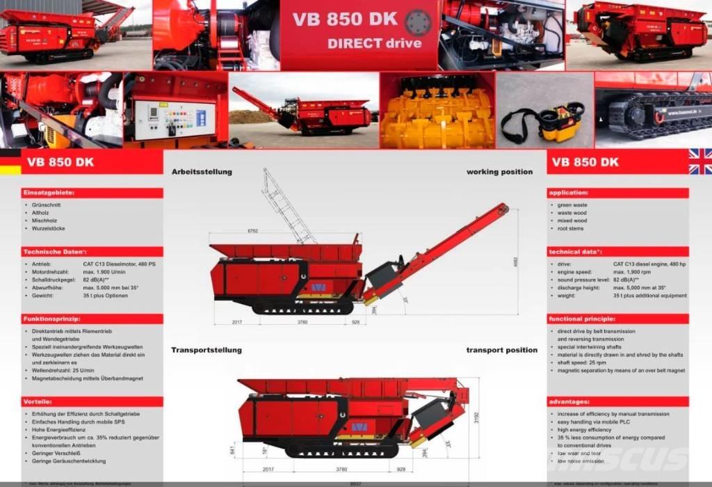Hammel VB 850 DK 废料粉碎机