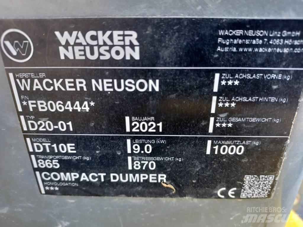 Wacker Neuson DT10e 履带式自卸车