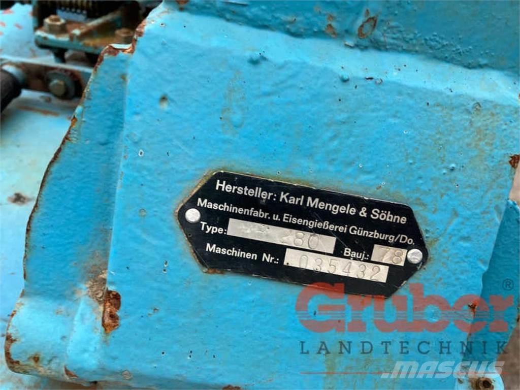 Mengele MB 280 自走式青贮饲料收割机