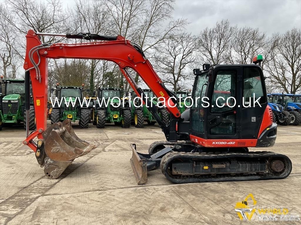 Kubota KX 080-4 中型挖掘机