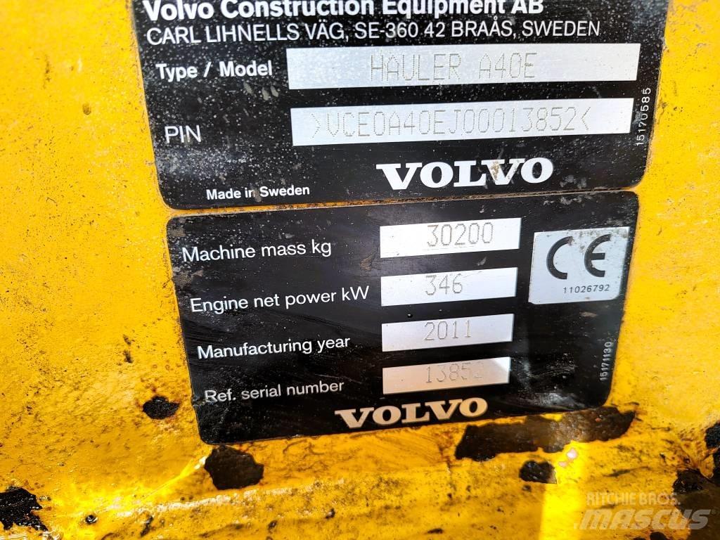 Volvo A 40 E 铰接式自卸车