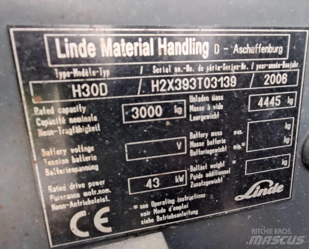 Linde H 30 D 柴油叉车