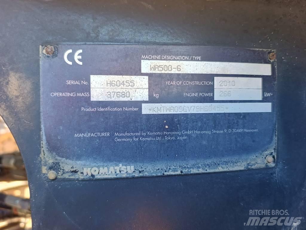 Komatsu WA500-6 轮式装载机