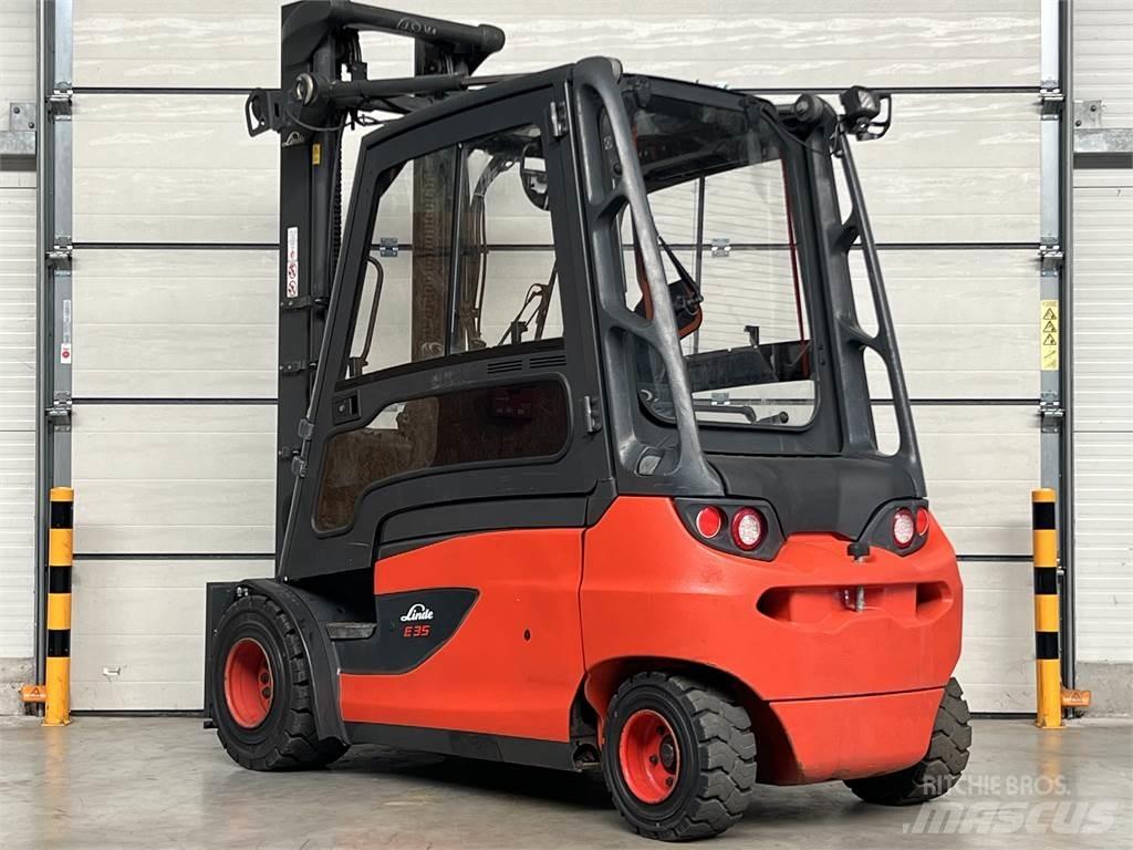 Linde E35L-01 电动叉车