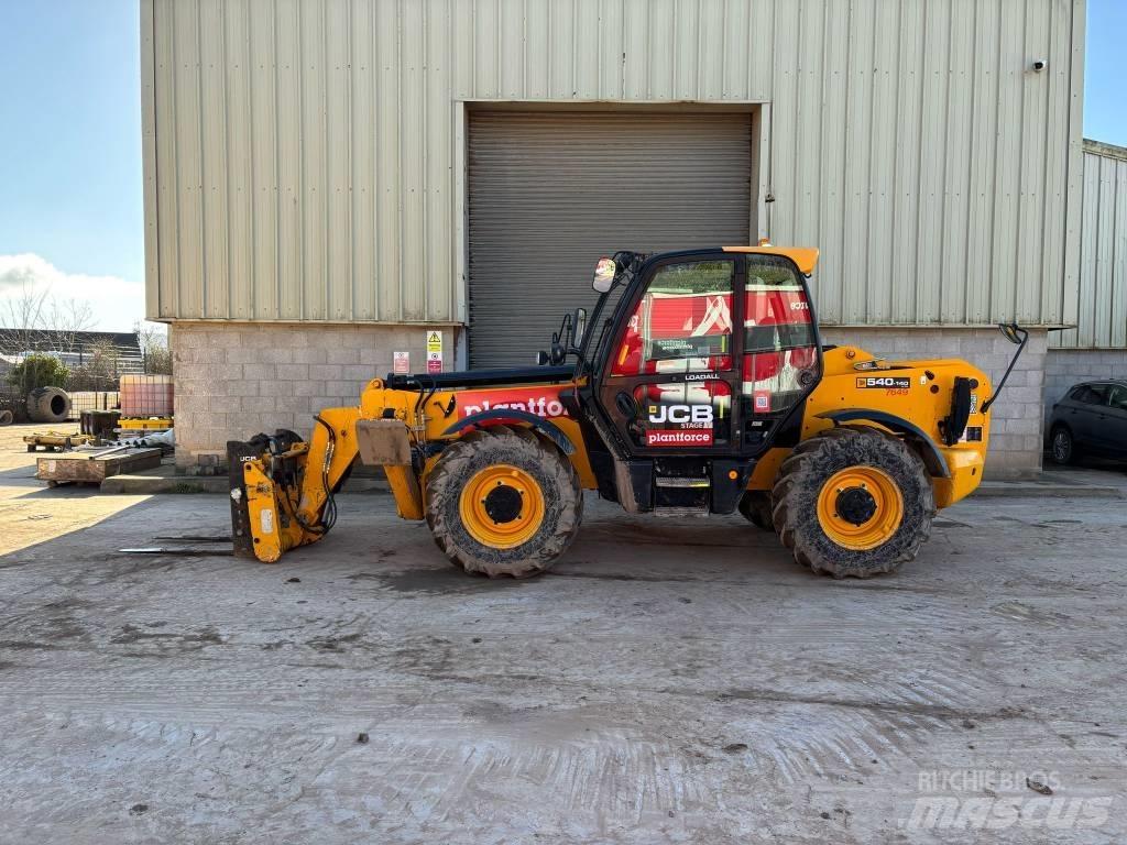 JCB 540-140 Hi Vis 伸缩臂叉装车|叉装车