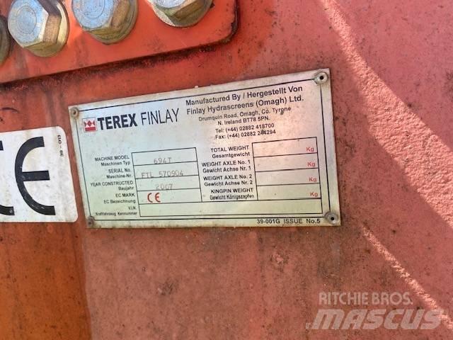 Terex Finlay 694T 移动式筛分机