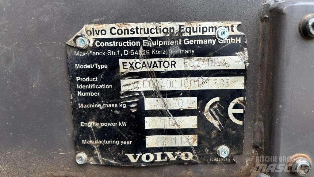 Volvo EC 240 C L 履带挖掘机