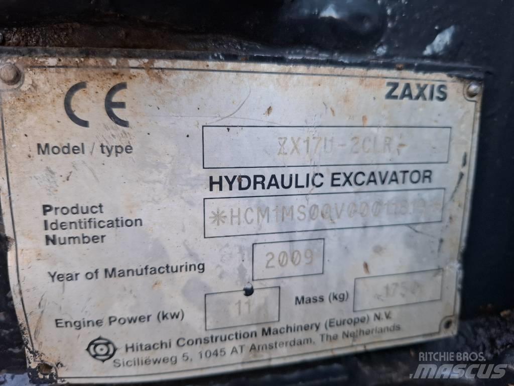 Hitachi ZX17U-2CLR 小型挖掘机