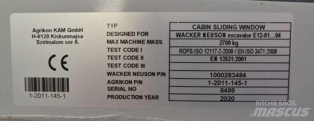 Wacker Neuson ET 其他组件