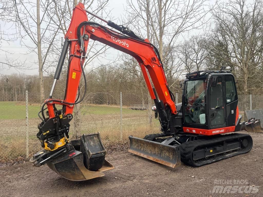Kubota KX 080-4 中型挖掘机