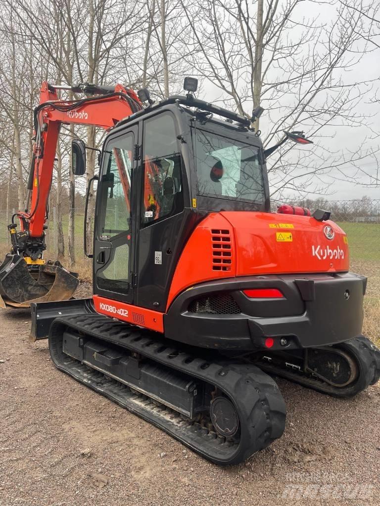 Kubota KX 080-4 中型挖掘机