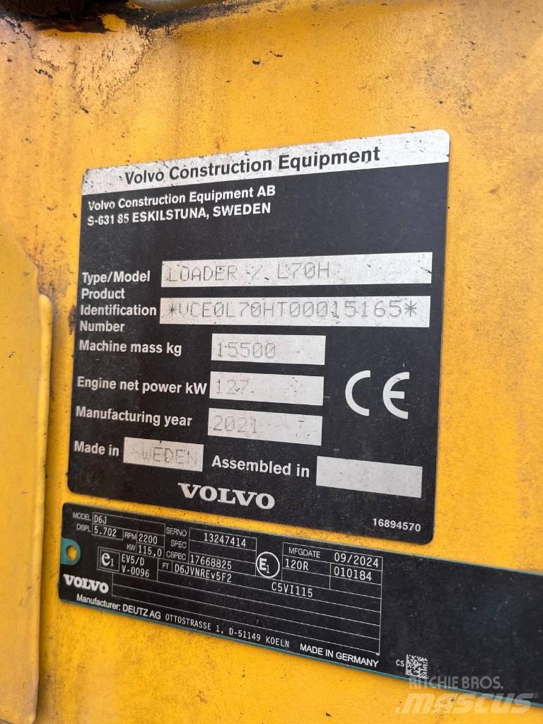 Volvo L 70 H 轮式装载机