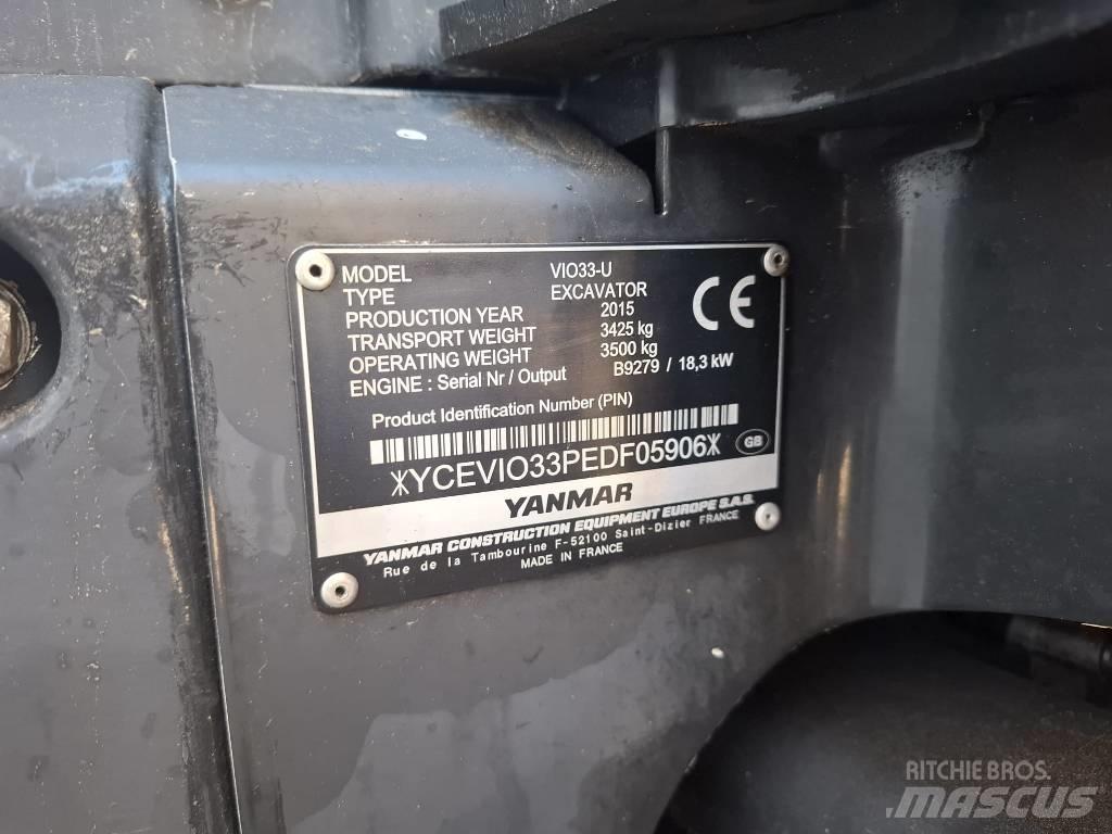 Yanmar Vio 33 U 小型挖掘机