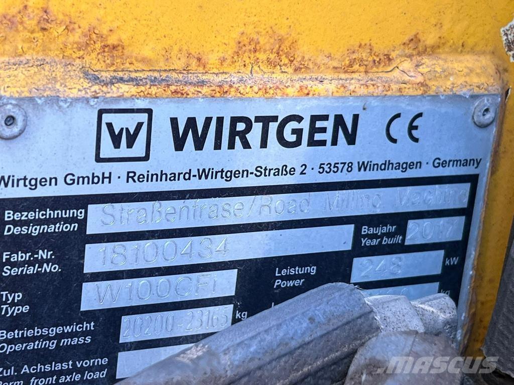Wirtgen W100CFI 沥青路面铣刨机|铣刨机