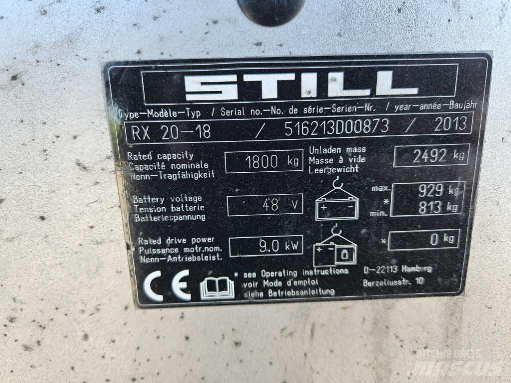 Still RX 20-18 电动叉车