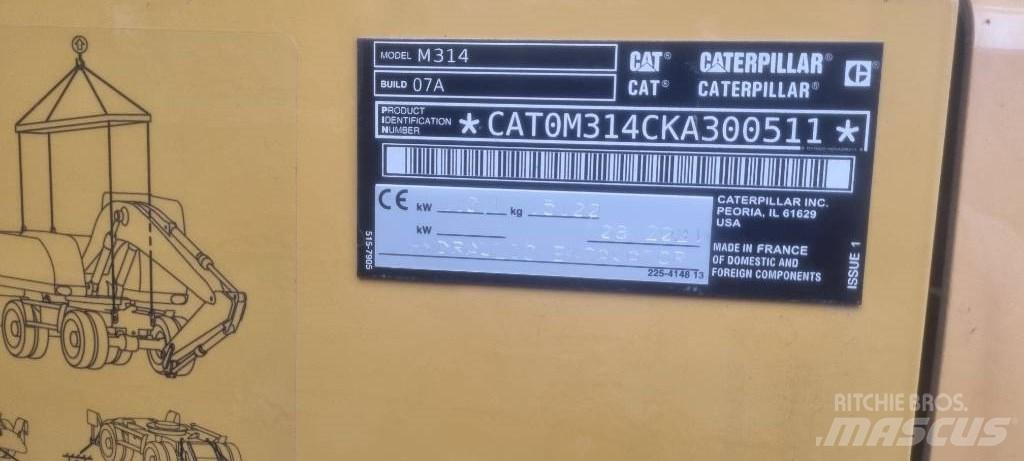 CAT M314 F 轮式挖掘机