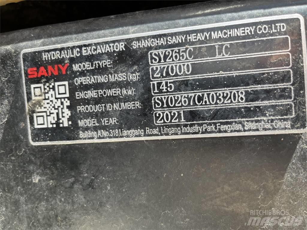 Sany SY265CLR 履带挖掘机