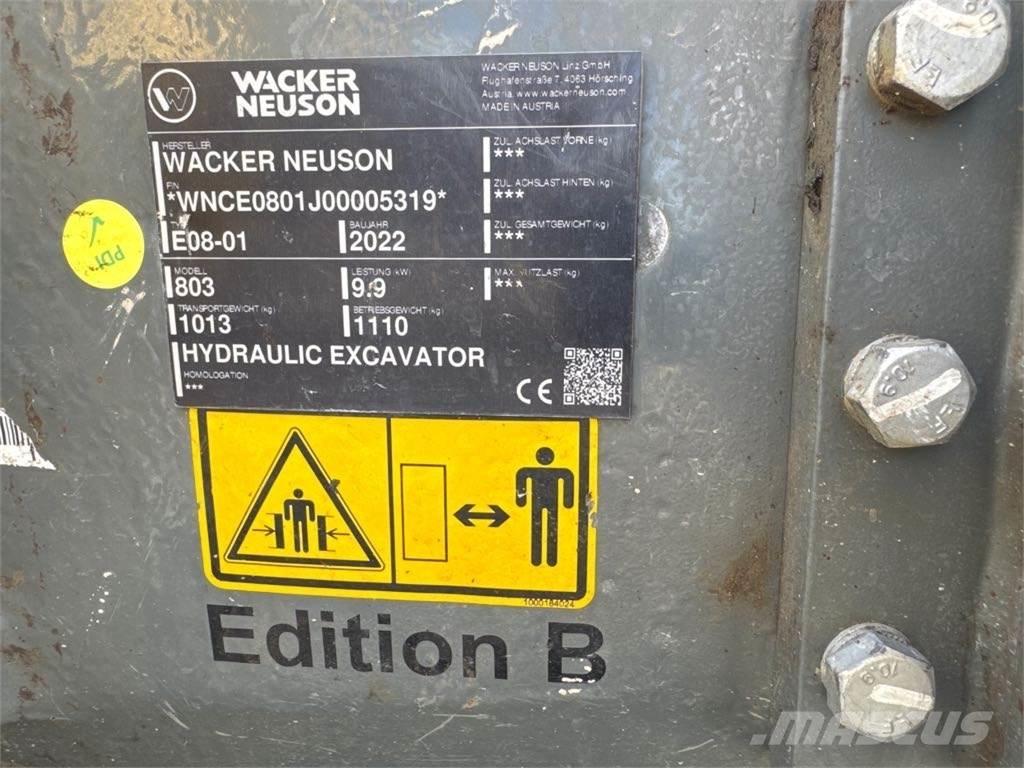 Wacker Neuson 803 履带挖掘机