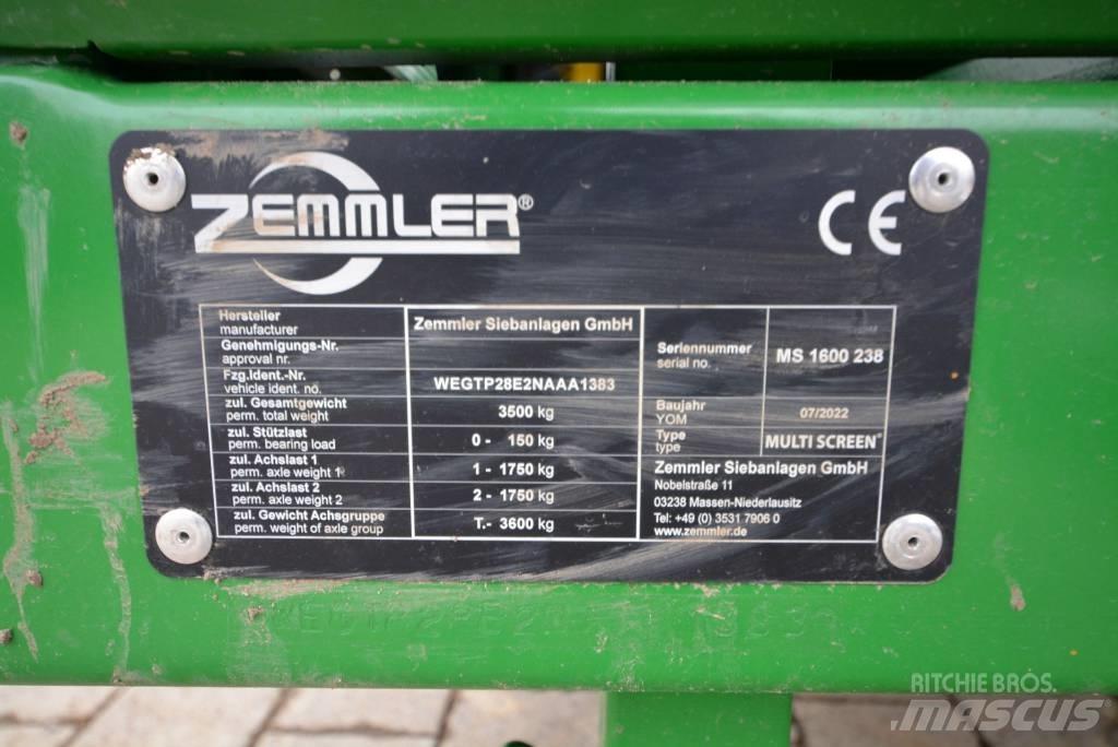 Zemmler MS 1600 矿石筛