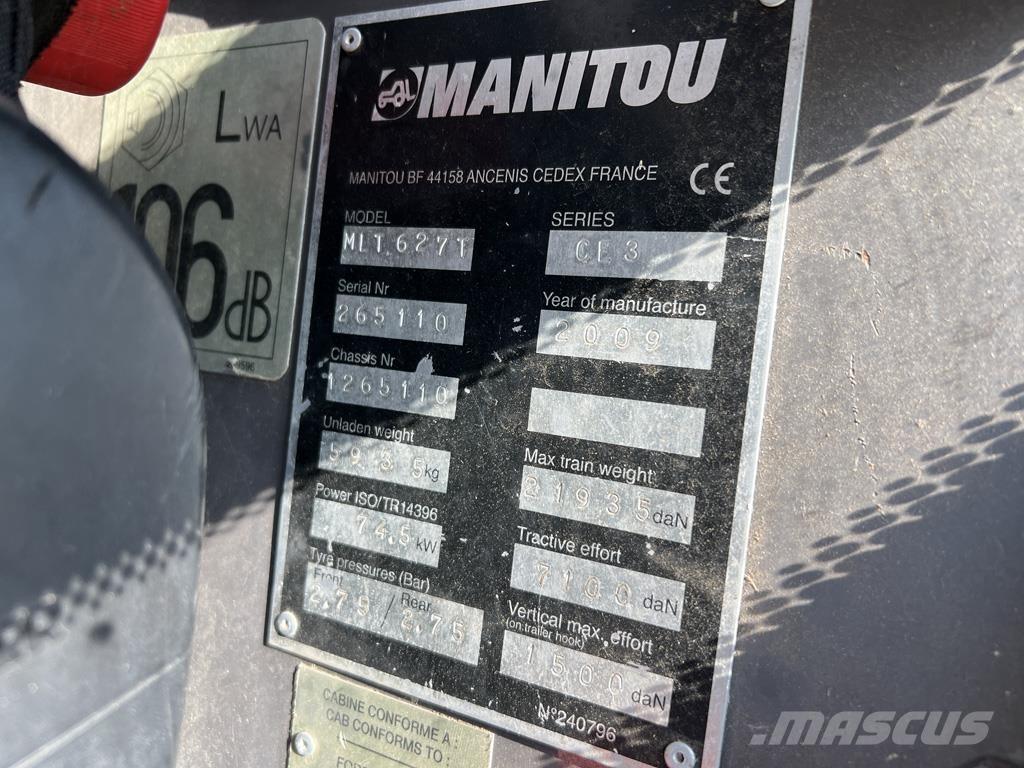Manitou MLT627 电动叉车