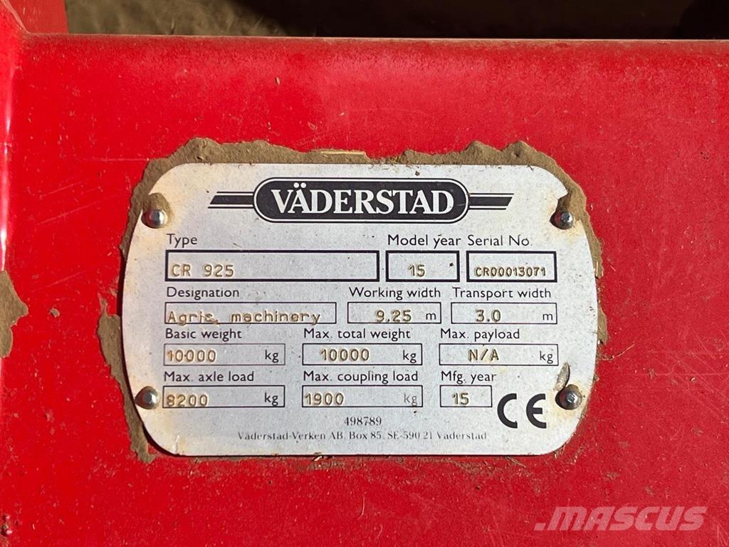 Väderstad CR925 传统犁
