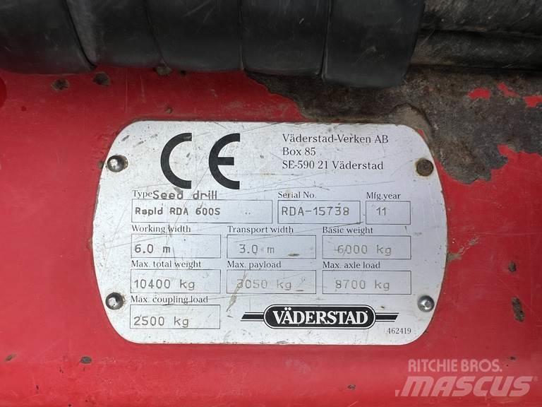 Väderstad RDA600S 条播机
