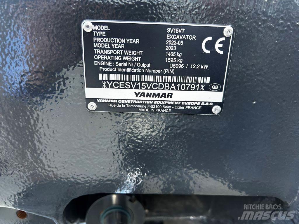 Yanmar SV15VT 中型挖掘机