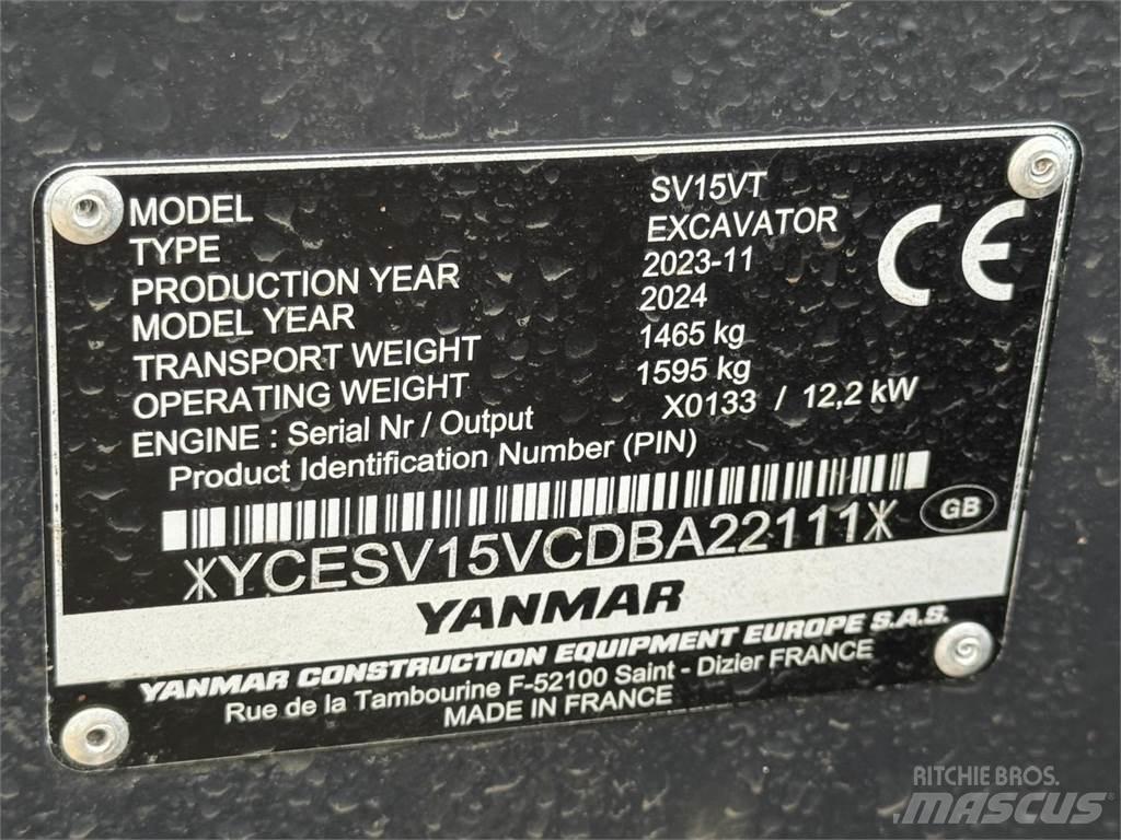 Yanmar SV15VT 中型挖掘机