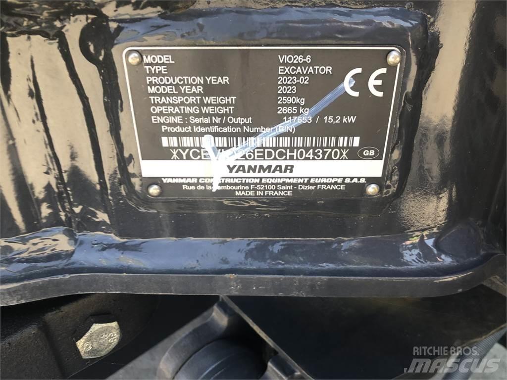 Yanmar VIO26-6 中型挖掘机