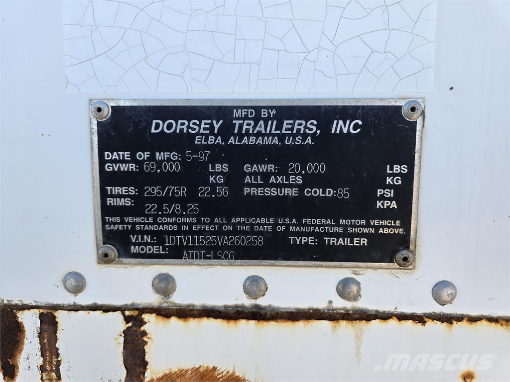 Dorsey 53' 厢式拖车