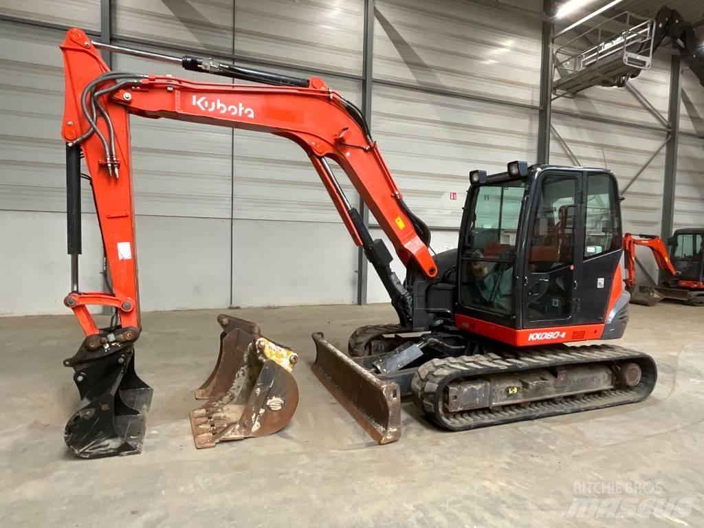 Kubota KX 080-4 中型挖掘机