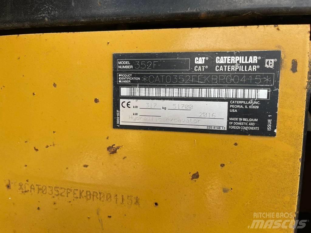 CAT 352FL 履带挖掘机