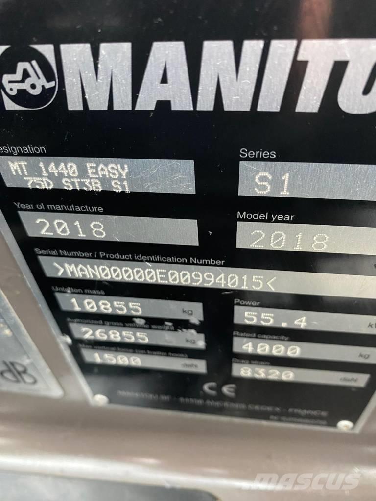 Manitou MT 1440 伸缩臂叉装车|叉装车