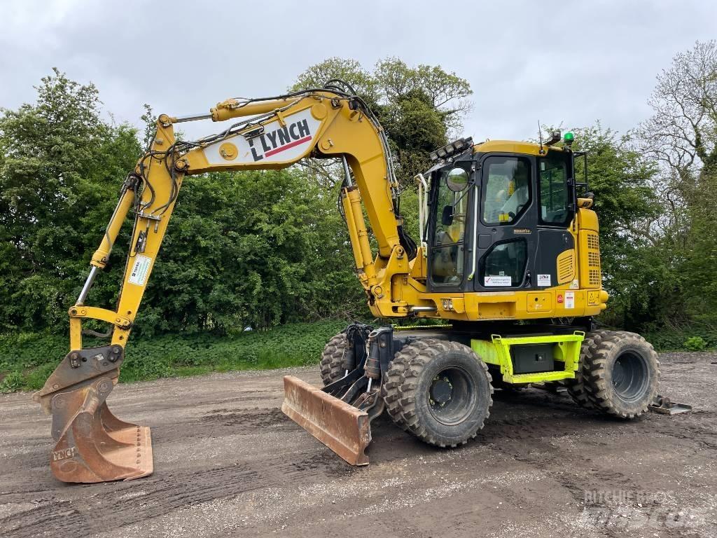 Komatsu PW 118 轮式挖掘机