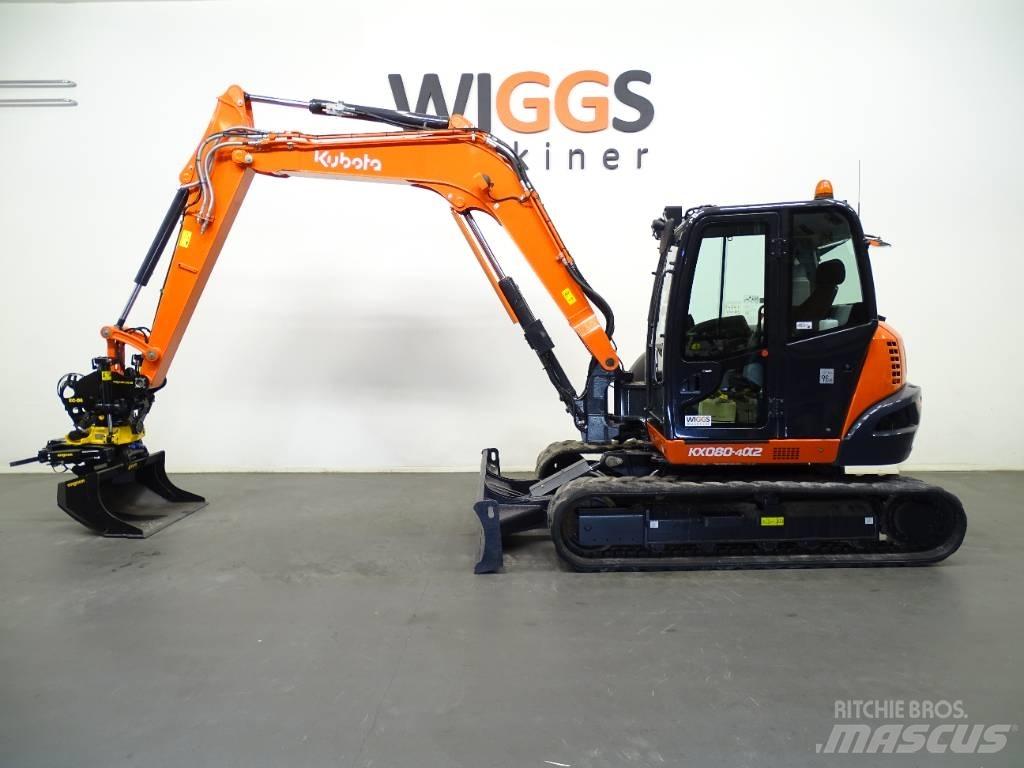 Kubota KX 080-4a 中型挖掘机
